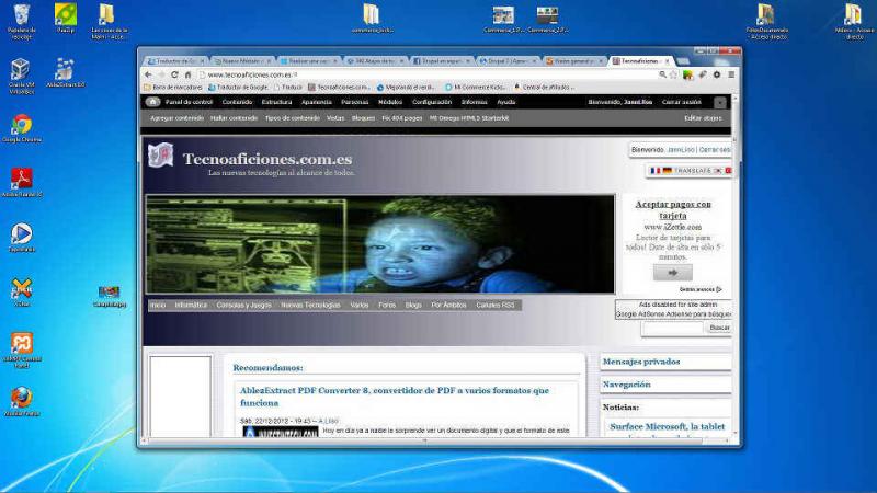 Captura escritorio completo windows 7 Captura escritorio completo